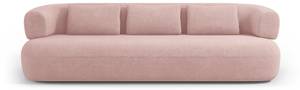 Sofa JENNY 4 Sitzplätze Pink - Textil - 90 x 73 x 226 cm