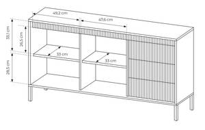 Sideboard Falsetto Breite: 154 cm