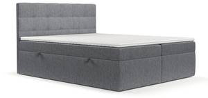 Boxspringbett Tari Grau - Breite: 180 cm