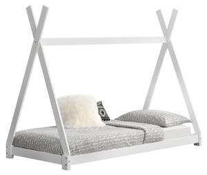 Lit de Tipi Onejda pour Enfant Blanc - 200 x 163 x 90 cm