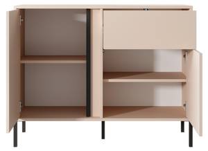 Kommode DAST COD104 2D1D Beige - Holzwerkstoff - Kunststoff - 104 x 82 x 40 cm