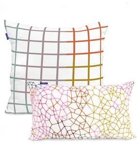 Net Housse de coussin (2er Set) Textile - 1 x 50 x 50 cm