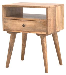 Nachttisch Nordic Braun - Massivholz - Holzart/Dekor - 46 x 58 x 36 cm