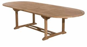 Teakholz Garten Tacle 10/12 Personen Braun - Massivholz - Holzart/Dekor - 120 x 75 x 200 cm