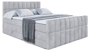 Boxspringbett MIAMI-Z KING Grau - Breite: 180 cm