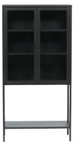 Vitrinenschrank MISHA SC75 2D Schwarz