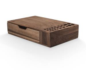 Stifte Organizer Reka Braun - Massivholz - Holzart/Dekor - 28 x 6 x 17 cm