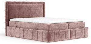 Boxspringbett Sundown Pink - Breite: 200 cm