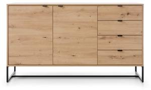 Buffet AMBER SB153 2D4D Beige - Bois manufacturé - Matière plastique - 153 x 89 x 39 cm