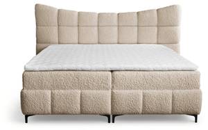 Boxspringbett Blosom Beige - Breite: 238 cm