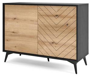 Sideboard DIAMOND SB104 2D3D Beige - Holzwerkstoff - Kunststoff - 104 x 77 x 39 cm