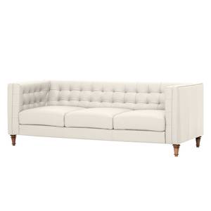 Sofa Buckingham (3-Sitzer) Echtleder Echtleder Gad: Creme