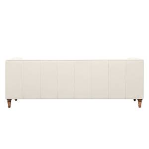 Sofa Buckingham (3-Sitzer) Echtleder Echtleder Gad: Creme