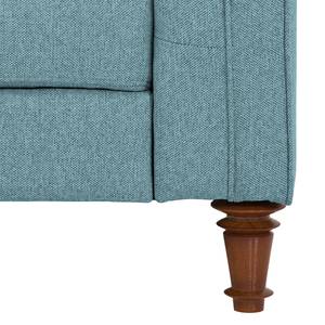 Sofa Buckingham (3-Sitzer) Webstoff Stoff Selva: Hellblau