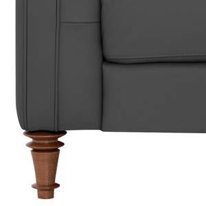 Sofa Buckingham (3-Sitzer) Echtleder Echtleder Gad: Anthrazit