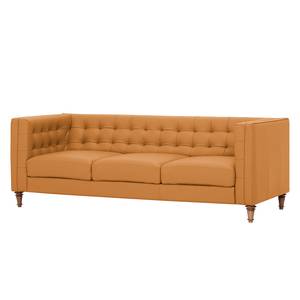 Sofa Buckingham (3-Sitzer) Echtleder Echtleder Gad: Cognac I