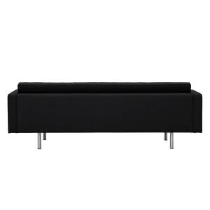 Sofa Chelsea (3-Sitzer) Webstoff Stoff Selva: Anthrazit - Zylinder