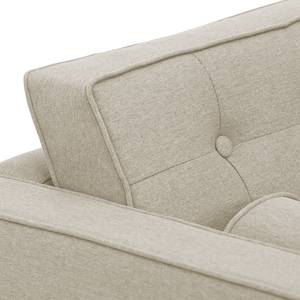 Sofa Chelsea (3-Sitzer) Webstoff Stoff Selva: Beige - Kufen