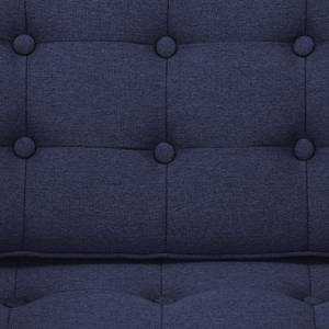 Sofa Chelsea (3-Sitzer) Webstoff Webstoff Milan: Dunkelblau - Kufen