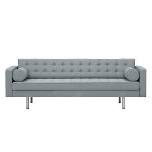 Sofa Chelsea (3-Sitzer) Webstoff Stoff Selva: Grau - Zylinder