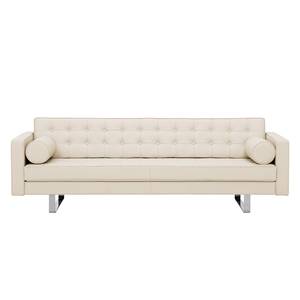 Sofa Chelsea (3-Sitzer) Echtleder Echtleder Gad: Creme - Kufen