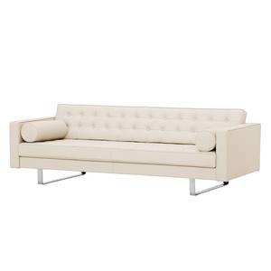 Sofa Chelsea (3-Sitzer) Echtleder Echtleder Gad: Creme - Kufen