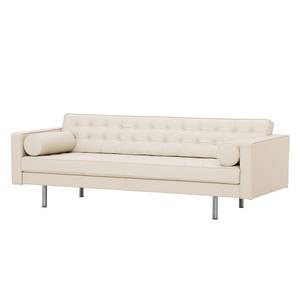 Sofa Chelsea (3-Sitzer) Echtleder Echtleder Gad: Creme - Zylinder