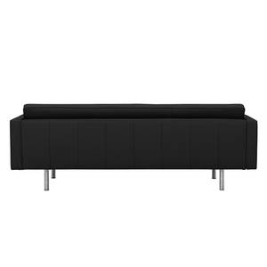 Sofa Chelsea (3-Sitzer) Echtleder Echtleder Gad: Schwarz - Zylinder