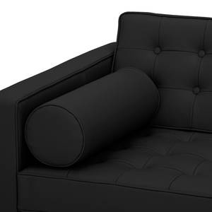 Sofa Chelsea (3-Sitzer) Echtleder Echtleder Gad: Schwarz - Zylinder