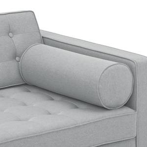 Sofa Chelsea (3-Sitzer) Webstoff Stoff Selva: Silbergrau - Zylinder