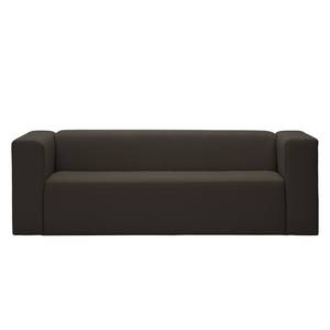 Sofa Graham (3-Sitzer) Webstoff Stoff Mera: Braun-Grau