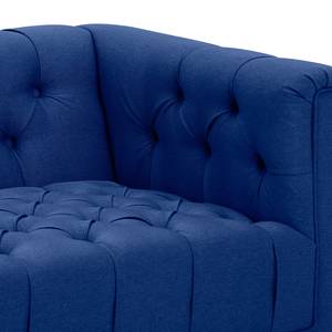 Sofa Grand (3-Sitzer) Webstoff Stoff Ramira: Blau