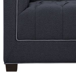 Sofa Grand Duo (3-Sitzer) Webstoff Webstoff Milan: Anthrazit