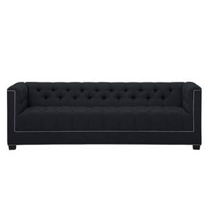 Sofa Grand Duo (3-Sitzer) Webstoff Stoff Ramira: Anthrazit