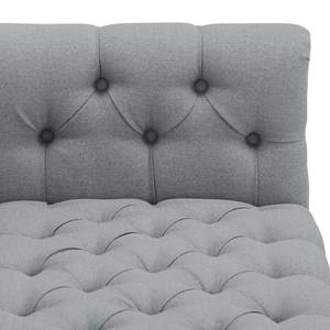 Sofa Grand Duo (3-Sitzer) Webstoff Stoff Selva: Silbergrau