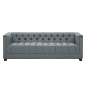 Sofa Grand (3-Sitzer) Webstoff Stoff Selva: Grau