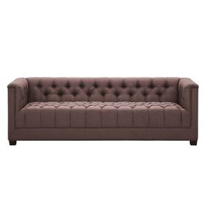 Sofa Grand (3-Sitzer) Webstoff Webstoff Milan: Grau-Braun