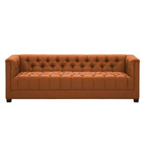 Sofa Grand (3-Sitzer) Webstoff Webstoff Milan: Rostbraun