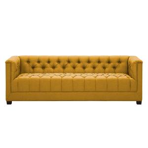 Sofa Grand (3-Sitzer) Webstoff Stoff Selva: Senfgelb