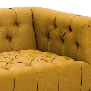 Sofa Grand (3-Sitzer) Webstoff Stoff Selva: Senfgelb