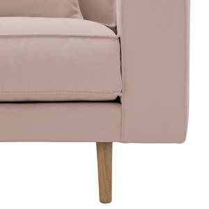 Canapé Lacona (3 places) Tissu - Tissu Dona : Beige-Rose