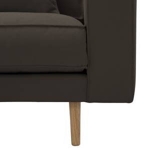 Sofa Lacona (3-Sitzer) Webstoff Stoff Mera: Braun-Grau