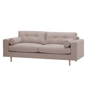 Sofa Marlon (3-Sitzer) Webstoff Stoff Mera: Beige-Grau