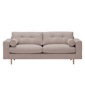 Sofa Marlon (3-Sitzer) Webstoff Stoff Mera: Beige-Grau