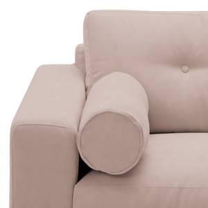 Sofa Marlon (3-Sitzer) Webstoff Stoff Dona: Beige-Rosa