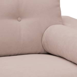 Sofa Marlon (3-Sitzer) Webstoff Stoff Dona: Beige-Rosa