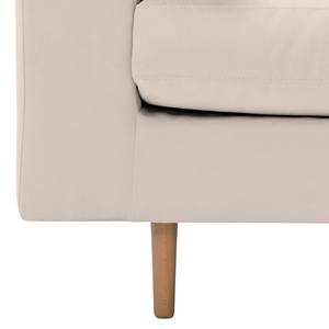 Sofa Marlon (3-Sitzer) Webstoff Stoff Mera: Hellbeige