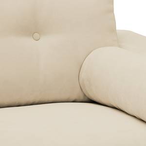 Sofa Marlon (3-Sitzer) Webstoff Stoff Dona: Hellbeige