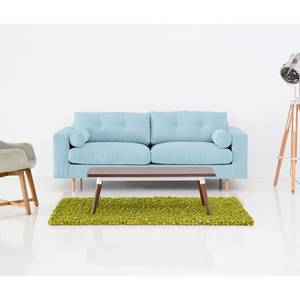 Sofa Marlon (3-Sitzer) Webstoff Stoff Mera: Hellblau