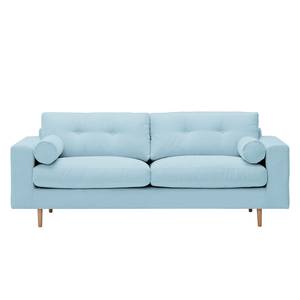 Sofa Marlon (3-Sitzer) Webstoff Stoff Mera: Hellblau